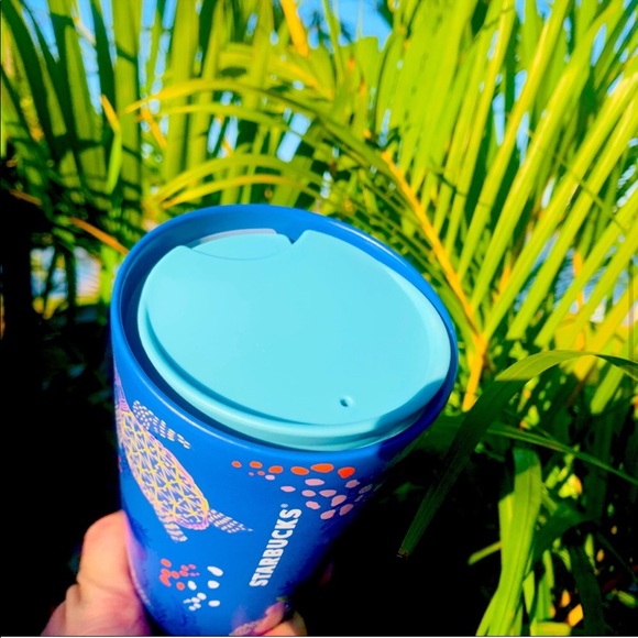 Starbucks Hawaii Exclusive Ocean Turtle Sea Life Ceramic Tumbler - Picture 5 of 8